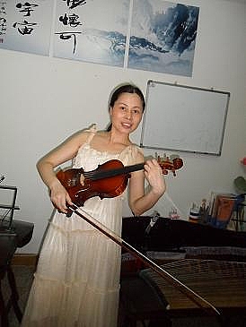 小提琴的第一张照片--福建相亲网